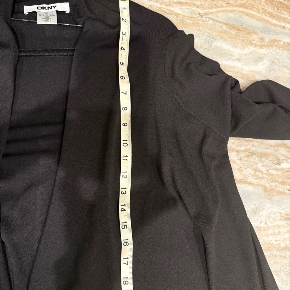 DKNY Women's Elegant Black Poncho - Picture 6 of 8